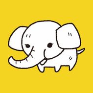 elephant doodle N6