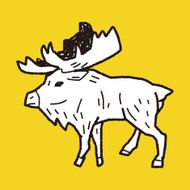 elk doodle N3