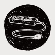 Extension cord doodle N19