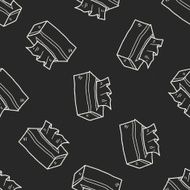 facial tissue doodle seamless pattern background N4