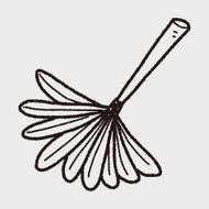 feather duster doodle N7