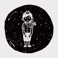 flight attendant doodle N11