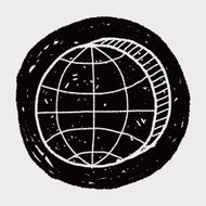 globe doodle N37