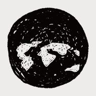 globe social doodle N11