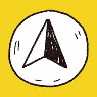 GPS arrow doodle N10