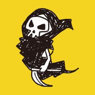 Grim Reaper doodle N5