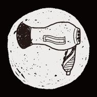 Hair dryer doodle N10