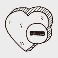 heart like doodle N7