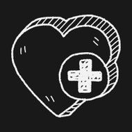 heart like doodle N9