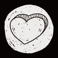 heart like doodle N11