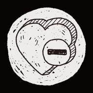 heart like doodle N13