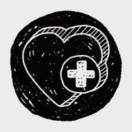 heart like doodle N15