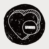 heart like doodle N16