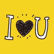 I love you doodle N3