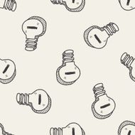 idea doodle seamless pattern background N2