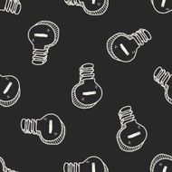 idea doodle seamless pattern background N4