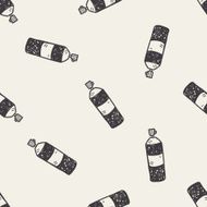 Insecticide doodle seamless pattern background