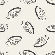 iron doodle seamless pattern background N2