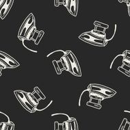 iron doodle seamless pattern background N3
