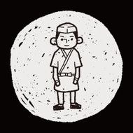 Japanese chef doodle N5