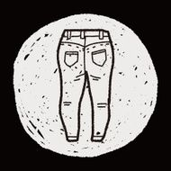 jeans doodle N19