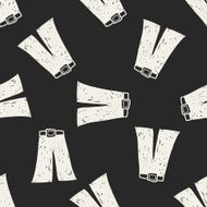 jeans doodle seamless pattern background N9