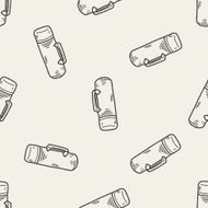 Kettle doodle seamless pattern background N7