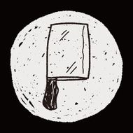 Kitchen knife doodle N9