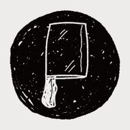 Kitchen knife doodle N11