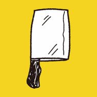 Kitchen knife doodle N13