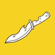 knife doodle N34