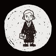 lawyer judge doodle N8