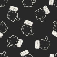 like doodle seamless pattern background N3