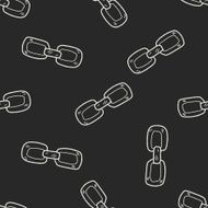 link doodle seamless pattern background N2