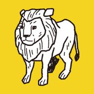 Lion doodle N5