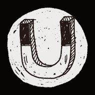 Magnet doodle drawing N6