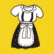 maid clothes doodle N11