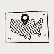 map location doodle N24