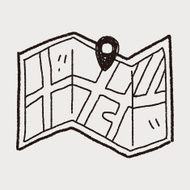 map location doodle N25