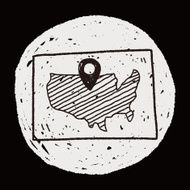 map location doodle N40