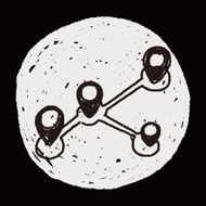 map location doodle N46