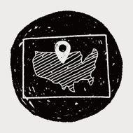 map location doodle N50
