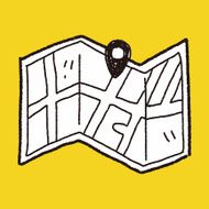 map location doodle N61