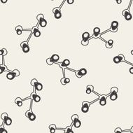 map location doodle seamless pattern background N9