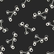 map location doodle seamless pattern background N17