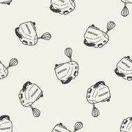 mixer doodle seamless pattern background N3