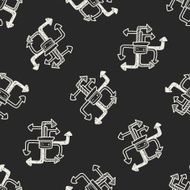 mobile medea link doodle seamless pattern background N6