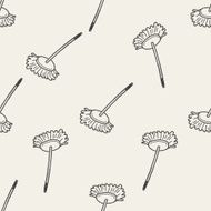 mop doodle seamless pattern background N2