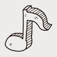 music note doodle N70