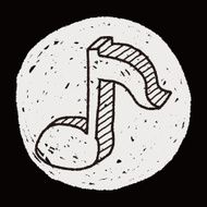 music note doodle N72